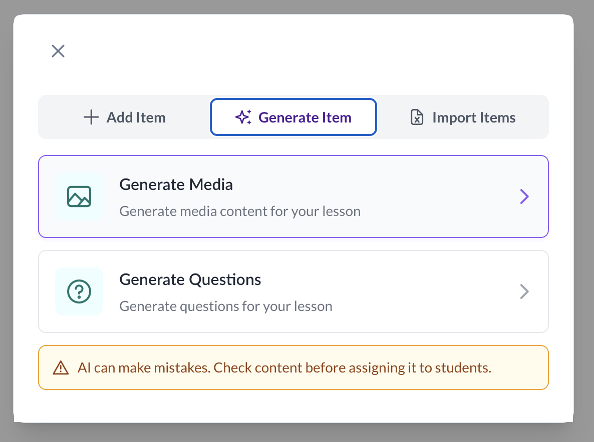 LingoLesson modular lesson editor