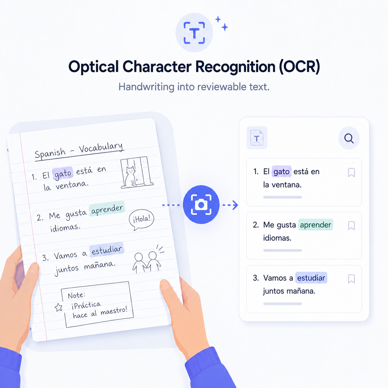 Optical Character Recognition (OCR) in LingoLesson